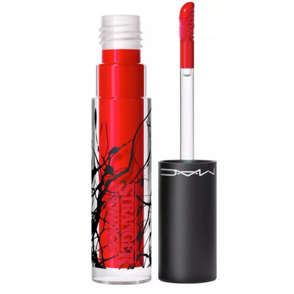 New! 💄MAC X STRANGER THINGS Lipglass Lip Gloss in ROCKIN' ROBIN - Picture 4 of 4